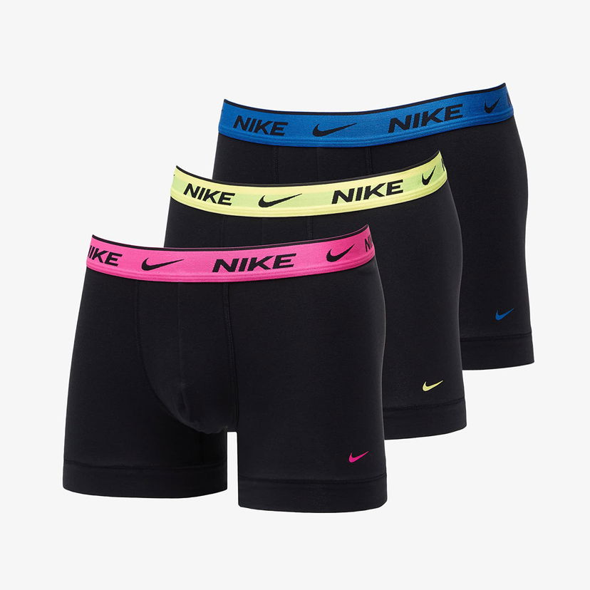 Underkläder och strumpor Nike Dri-FIT Everyday Cotton Stretch Trunk 3-Pack Svart | 0000KE1008-MT3