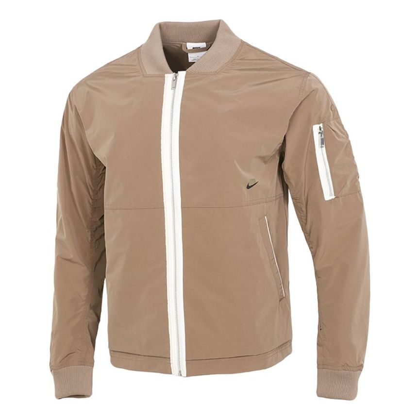 Bomberjacka Nike Sportswear Style Essentials Loose Casual Jacket Beige | DD4715-208, 0
