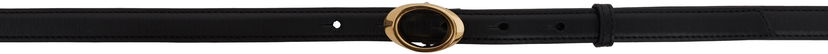 Bälten LANVIN Lanvin Petale Leather Belt Svart | AW-BEBCB1-VEPE-P25