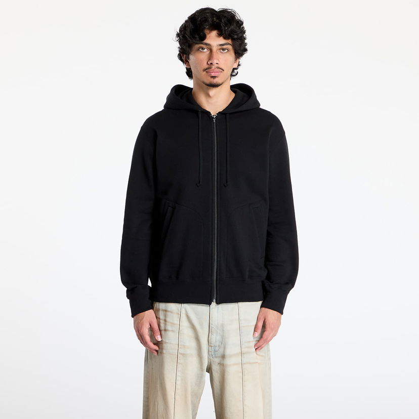 Sweatshirt Comme des Garçons Comme des Garçons PLAY Full-Zip Hoodie Svart | AX-T342 BLACK