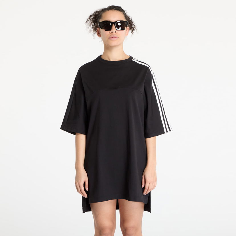 Klä Y-3 Y-3 3-Stripes Short Sleeve T-Shirt Dress Svart | JN4986