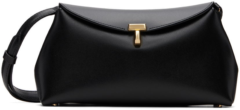 Handväska TOTEME TOTEME T-Lock Shoulder Bag Svart | 234-WLGBG419-LE0025