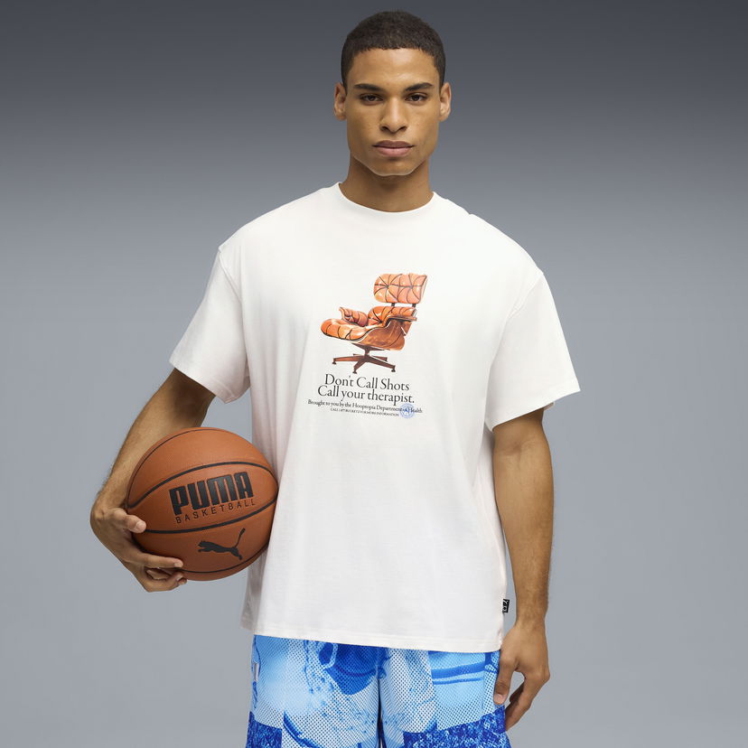 T-shirt Puma Hooptopia Hooptopian Health Graphic Tee Vit | 632886_01