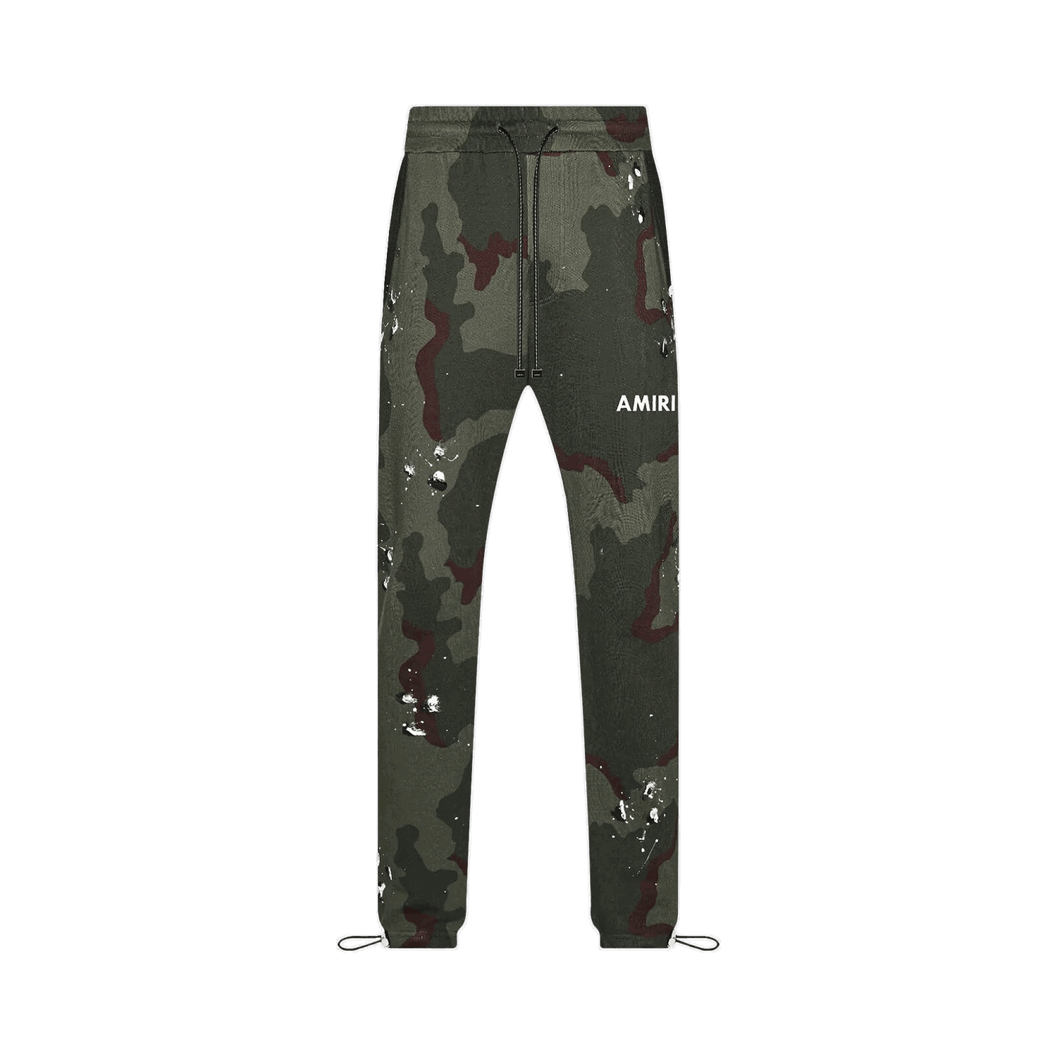 Träningsbyxor AMIRI Army Logo Sweatpant Grön | PF22MJL046 901 CAMO, 0