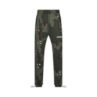 Träningsbyxor AMIRI Army Logo Sweatpant Grön | PF22MJL046 901 CAMO, 0