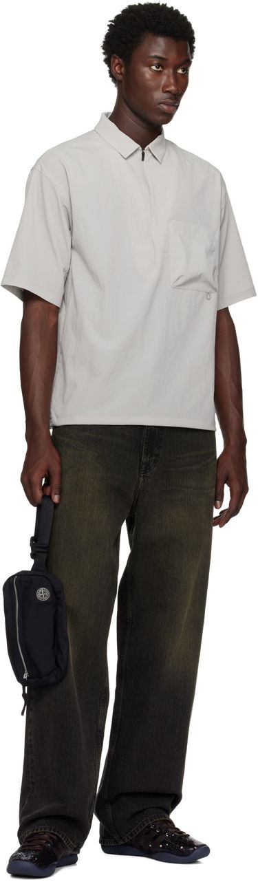 Midjeväska Stone Island Stone Island Coated Nylon Belt Bag Svart | K2S15 9200016 S0251, 3