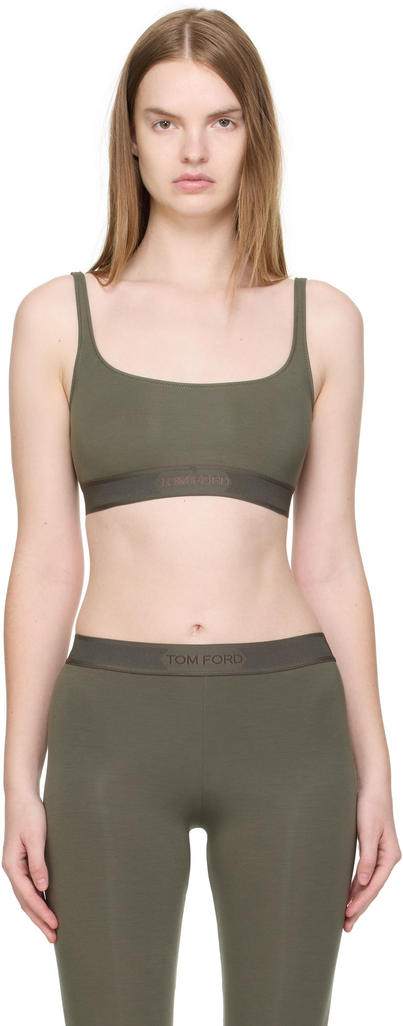 Behå Tom Ford Tom Ford Signature Bralette Grön | BRJ016-JEX166