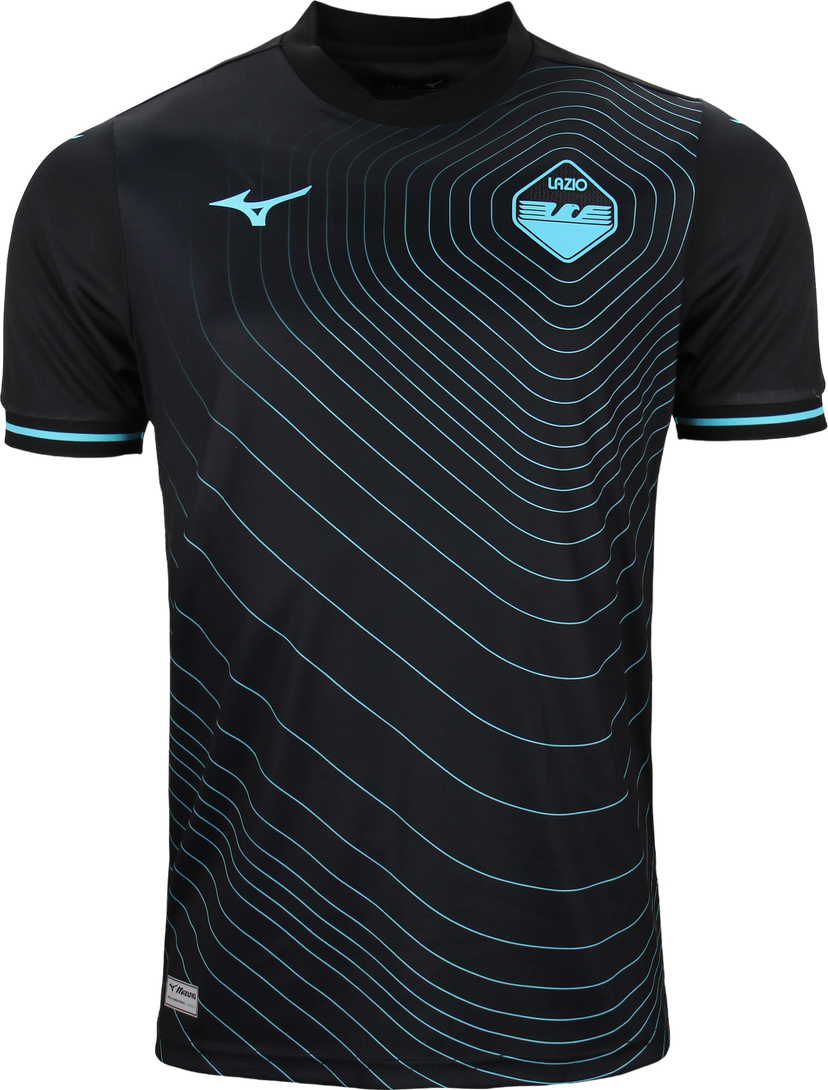 Jersey Mizuno Mizuno Lazio Roma 3rd Jersey 2024/2025 Svart | p2gabx09-09