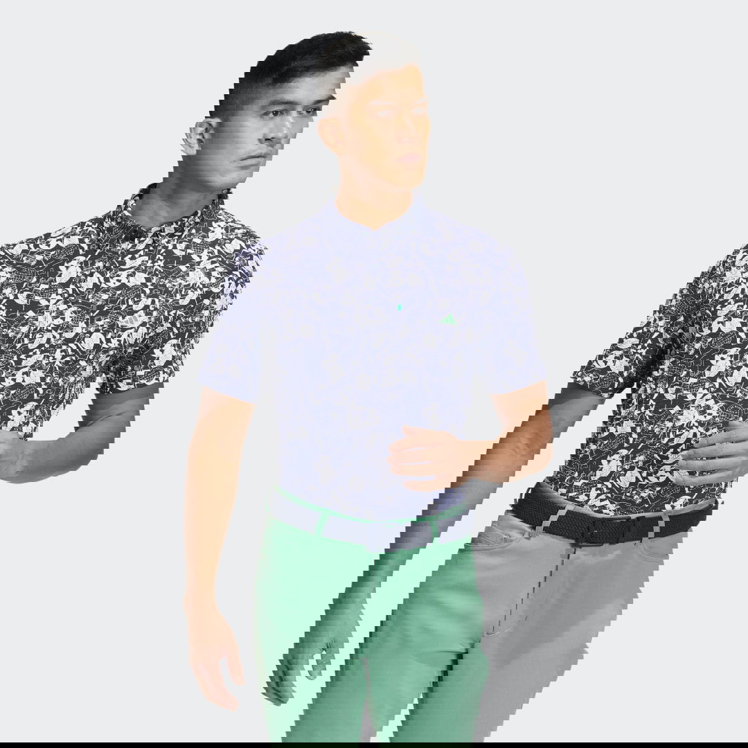 Polotröja adidas Performance Play Green Graphic Flerfärgad | HS9055, 0