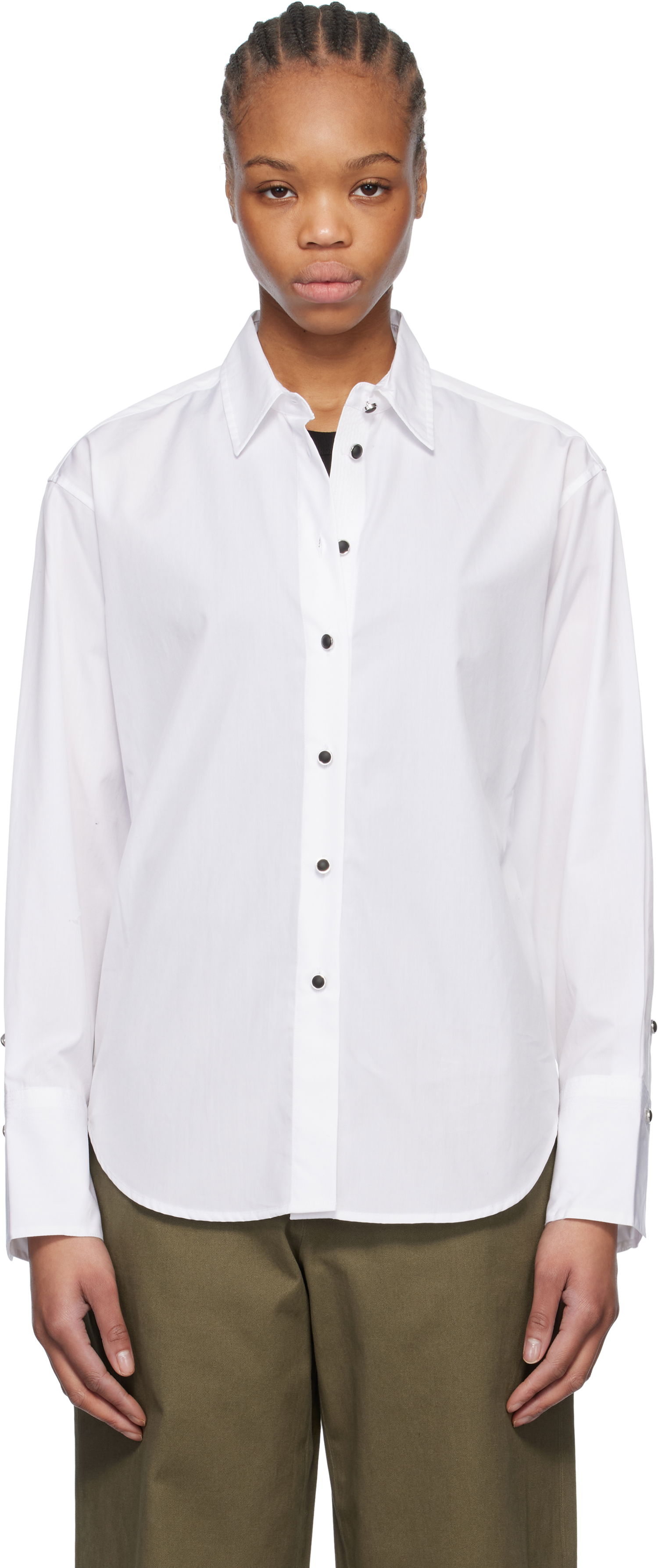 Skjorta rag & bone Rag & Bone Eve Button-Up Shirt Vit | WAW24HA0014601, 0