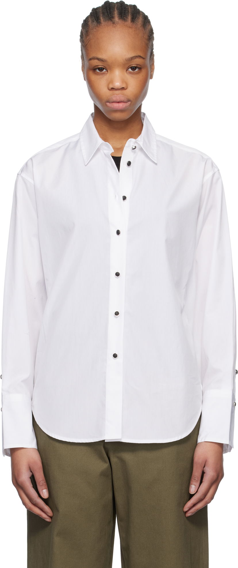 Skjorta rag & bone Rag & Bone Eve Button-Up Shirt Vit | WAW24HA0014601