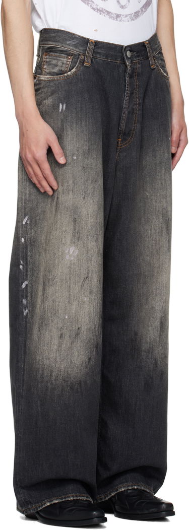 Jeans Acne Studios Acne Studios 2023 Wide Leg Jeans Svart | C00089-, 4