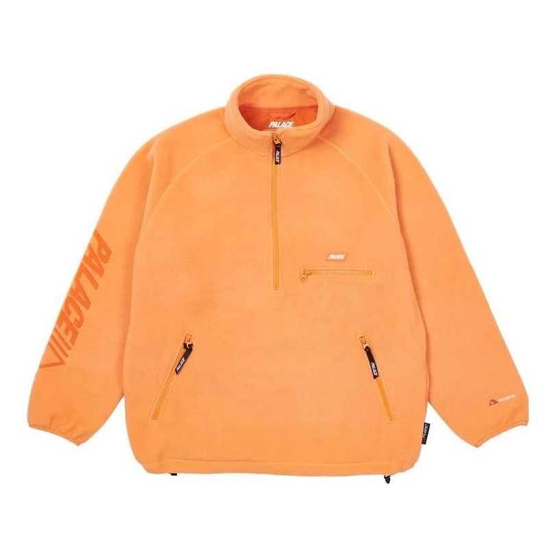 Sweatshirt Palace Lazerouter Half-Zip Fleece Jacket Orange | P23CS237