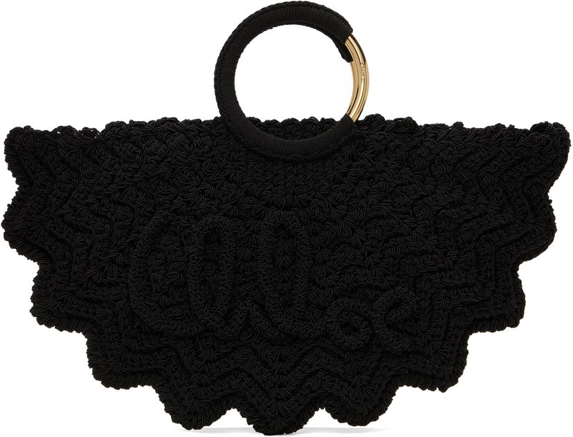 Handväska CHLOÉ Chloé Small Paravent Bracelet Bag Svart | CH25US622P23