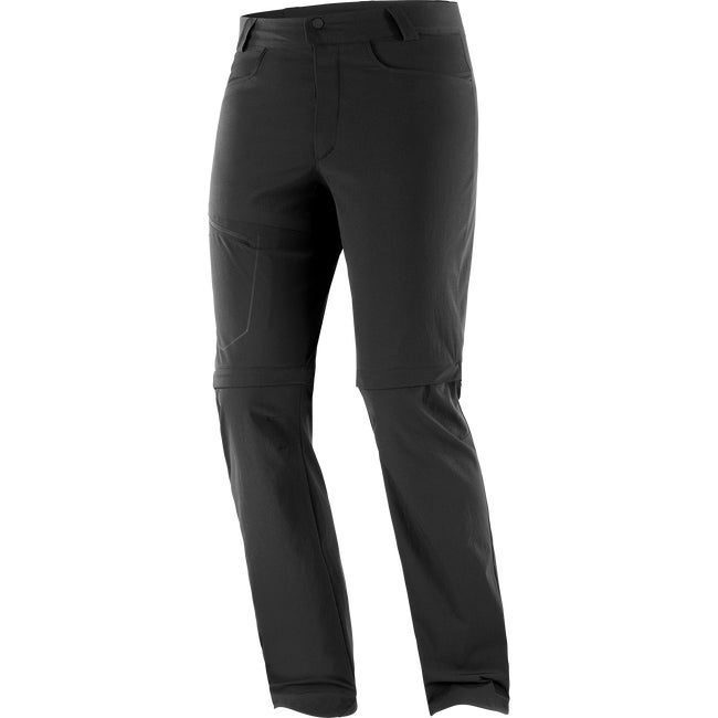 Byxor Salomon Wayfarer Zip-Off Hiking Pants Svart | LC2019700, 1