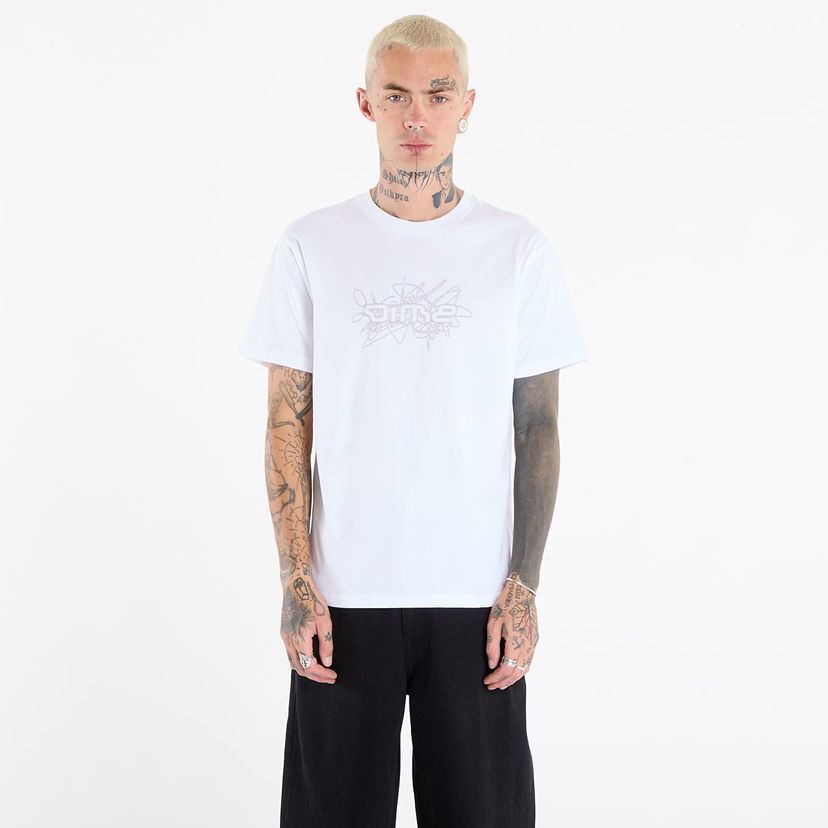 T-shirt Dime Dime Glyph T-Shirt Vit | DIMEFA2567WHT