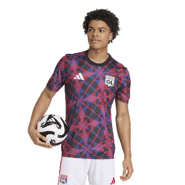 Jersey adidas Originals Olympique Lyonnais Pre-Match Jersey Svart | jl7936, 2