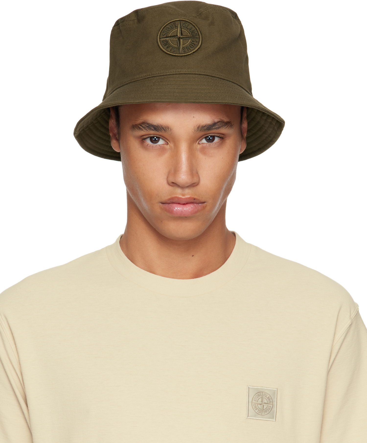Hatt Stone Island Stone Island Cotton Reps Bucket Hat Grön | K1S15 9100981 S0065, 0