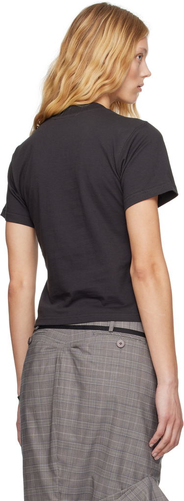 T-shirt Ottolinger Ottolinger Fitted Puff Paint T-Shirt Svart | 115-101915-01, 2