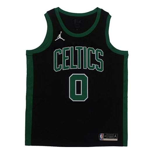 Jersey Jordan Jordan NBA Boston Celtics Tatum #0 Fan Jersey Svart | CV9470-011