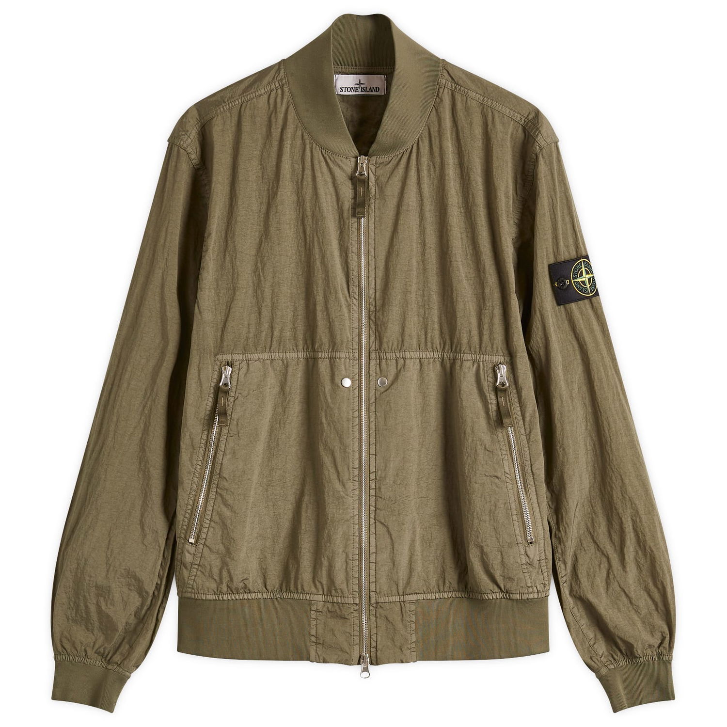 Bomberjacka Stone Island Stone Island Men's Watro-TC ECONYL Bomber Jacket, Size Large Grön | K1S154100019-V0054, 1