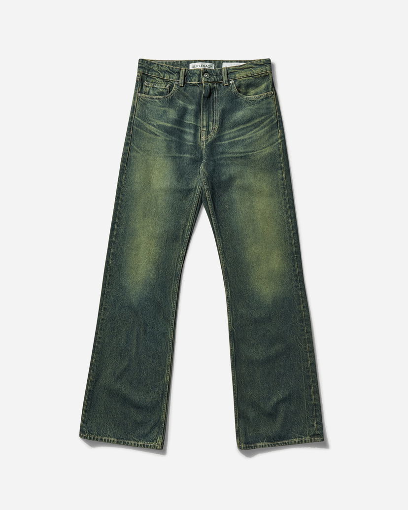 Jeans OUR LEGACY Boot Cut Jeans Malibu Grön | W225BMS 001