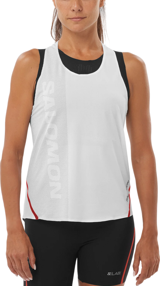 Linne Salomon S/LAB Speed Singlet Tank Top Vit | lc2243600