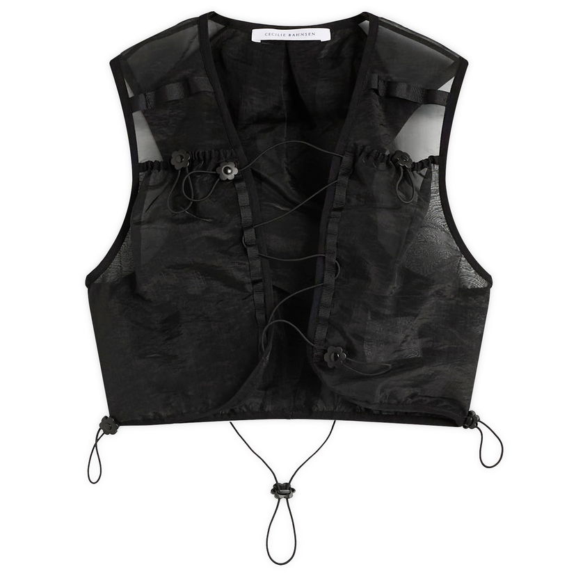 Väst Cecilie Bahnsen Cecilie Bahnsen Bona Running Vest Svart | 325RTW15004