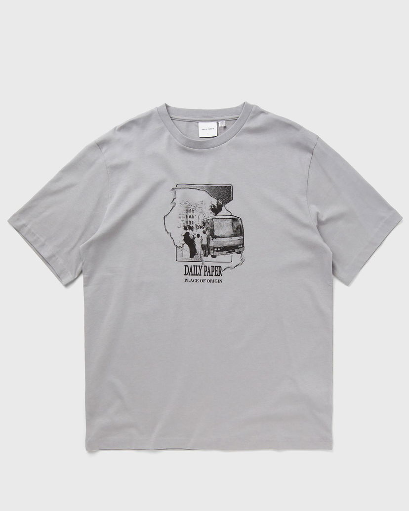 T-shirt DAILY PAPER Place of Origin Tee Grå | 2413010