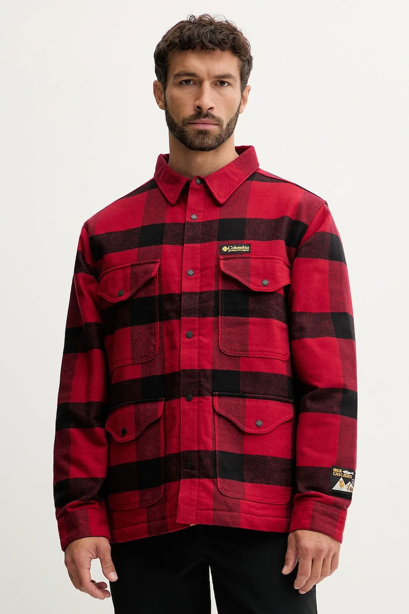 Jacka Columbia High Cascades Shirt Jacket Röd | 2138401