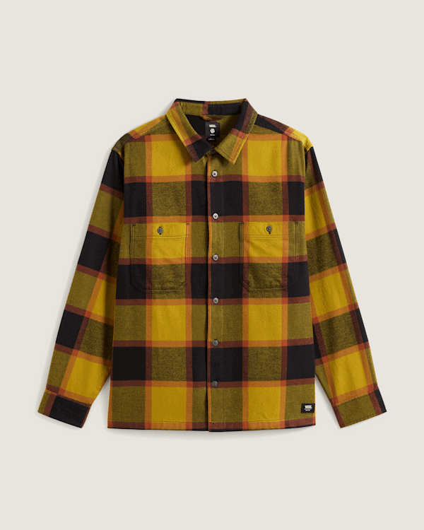 Skjorta Vans Larkspur Plaid Flannel Shirt Flerfärgad | VN000P7ZF0H