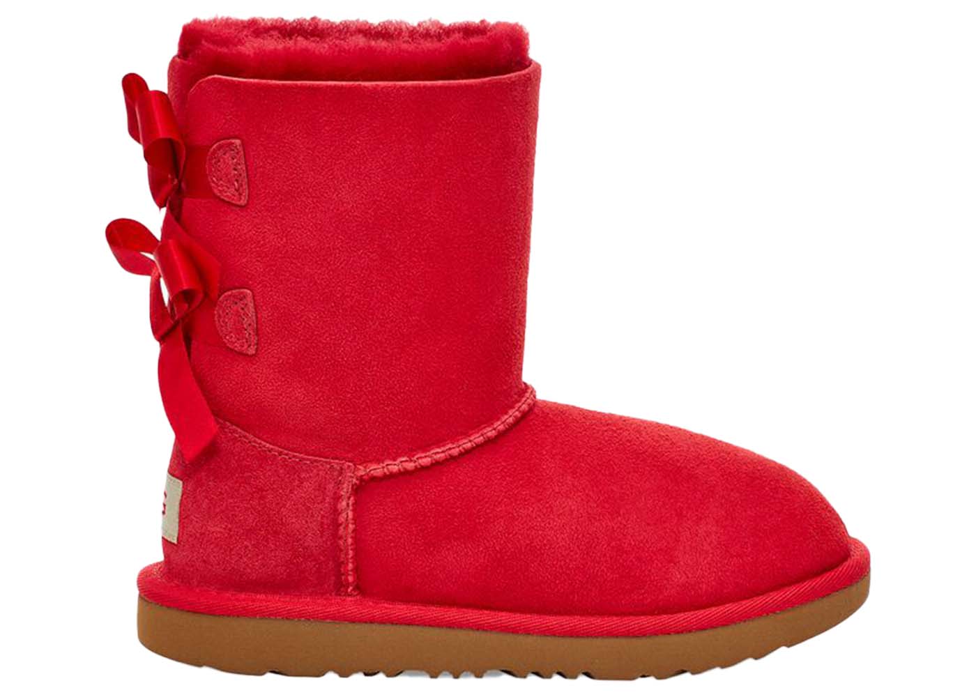 Kläder UGG Bailey Bow II Boot Ribbon Red (Toddler) Röd | 1017394T-RBRD, 0