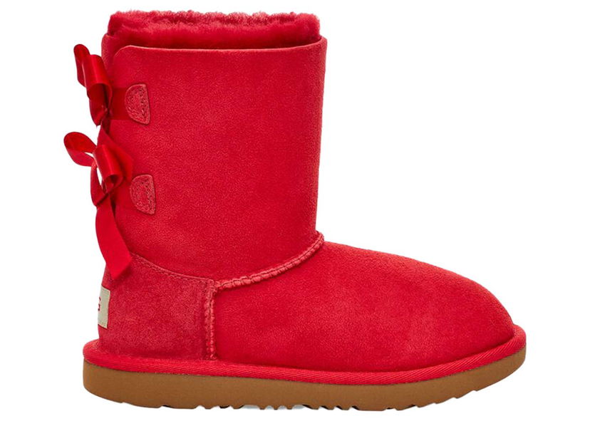 Kläder UGG Bailey Bow II Boot Ribbon Red (Toddler) Röd | 1017394T-RBRD