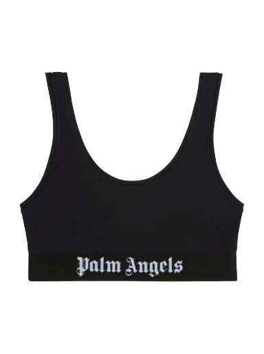 Behå Palm Angels Classic Logo Sport Bra Svart | PWVO010C99FAB0011001