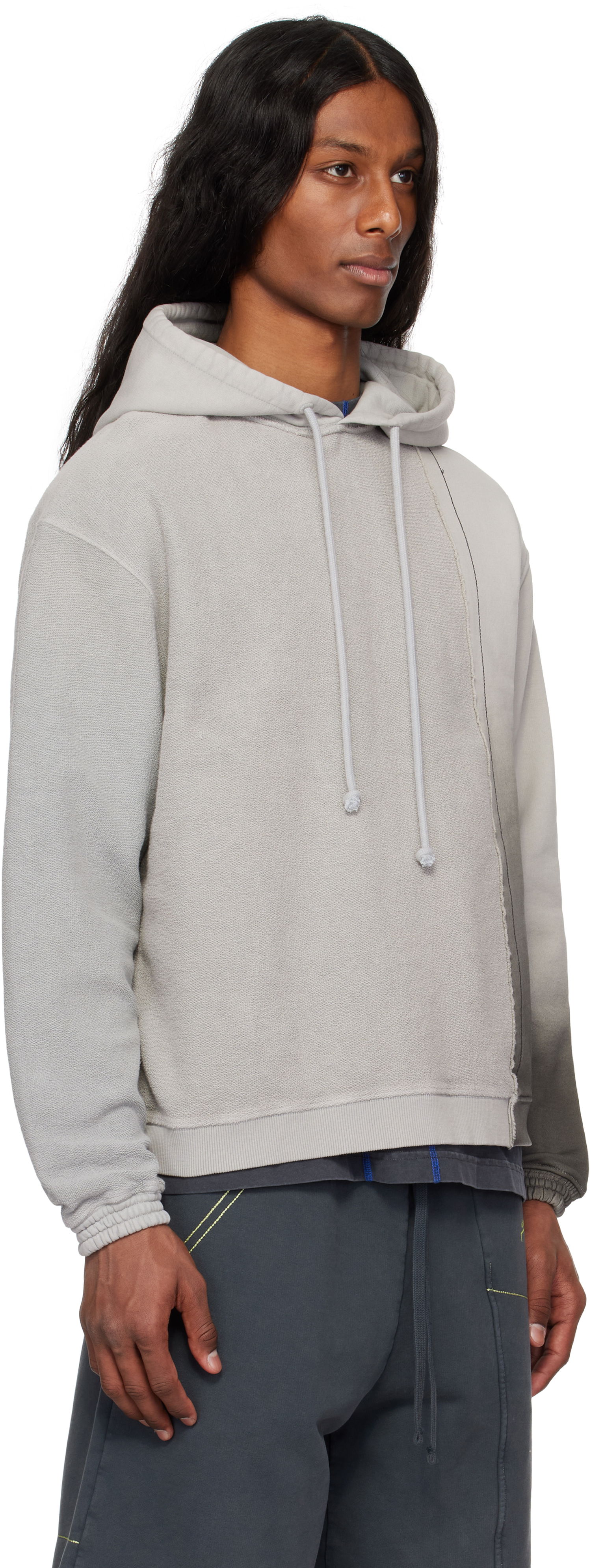 Sweatshirt A-COLD-WALL* A-COLD-WALL* Dial Panel Hoodie Grå | ACWMW214, 1