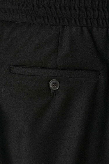 Byxor Paul Smith Paul Smith Wool Blend Tapered-Fit Drawstring Trousers Svart | M1R.921T.N00109, 4