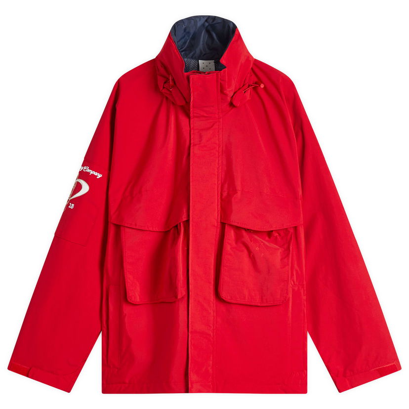 Parkas Pop Trading Company Men's Nautical Jacket by Pop Trading Company Röd | POPSS25-05-007