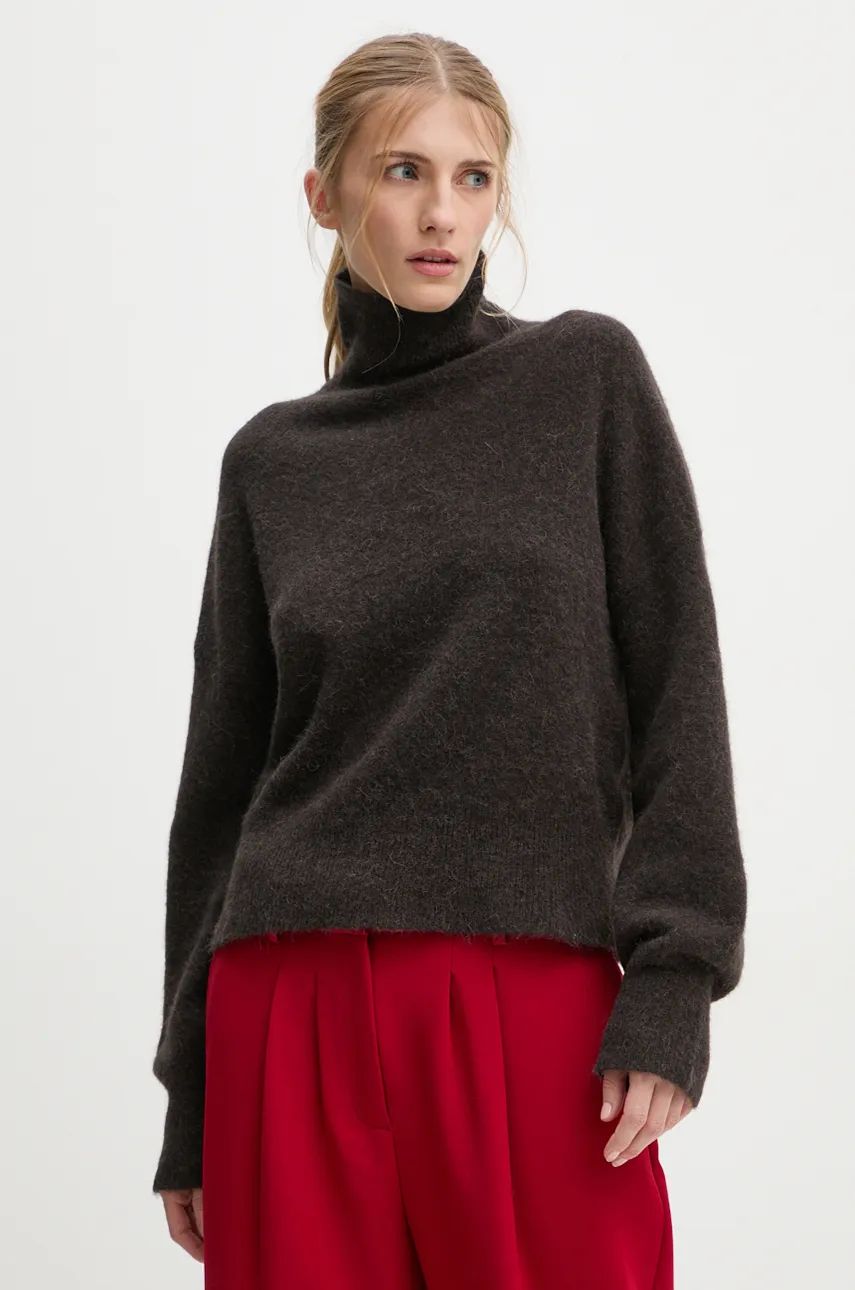 Sweater Samsoe Samsoe Sweater Turtleneck Brun | F18322002, 0