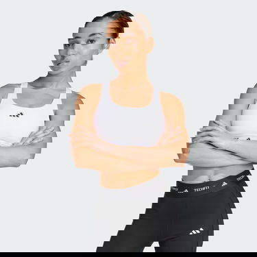 Behå adidas Performance TECHFIT Medium Support Elastic Sports Bra Vit | JG3961, 0