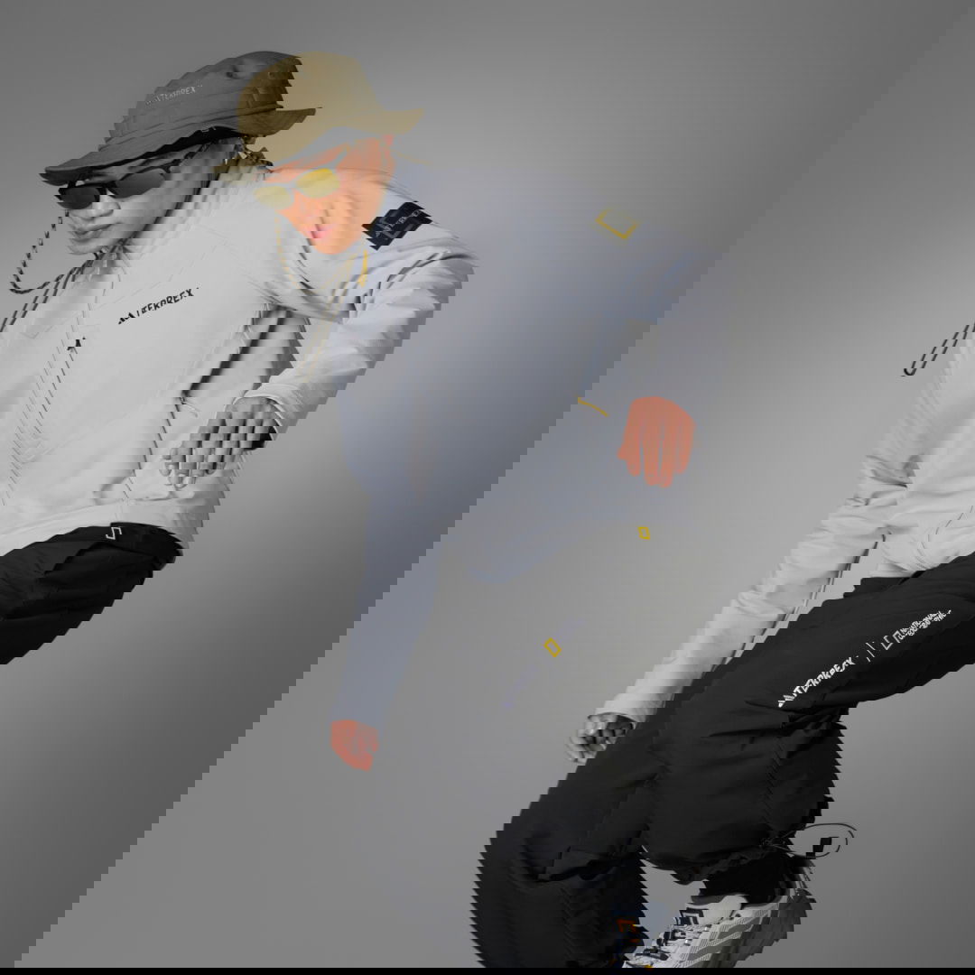 Vindjacka adidas Performance National Geographic Softshell Grå | IX7919, 0