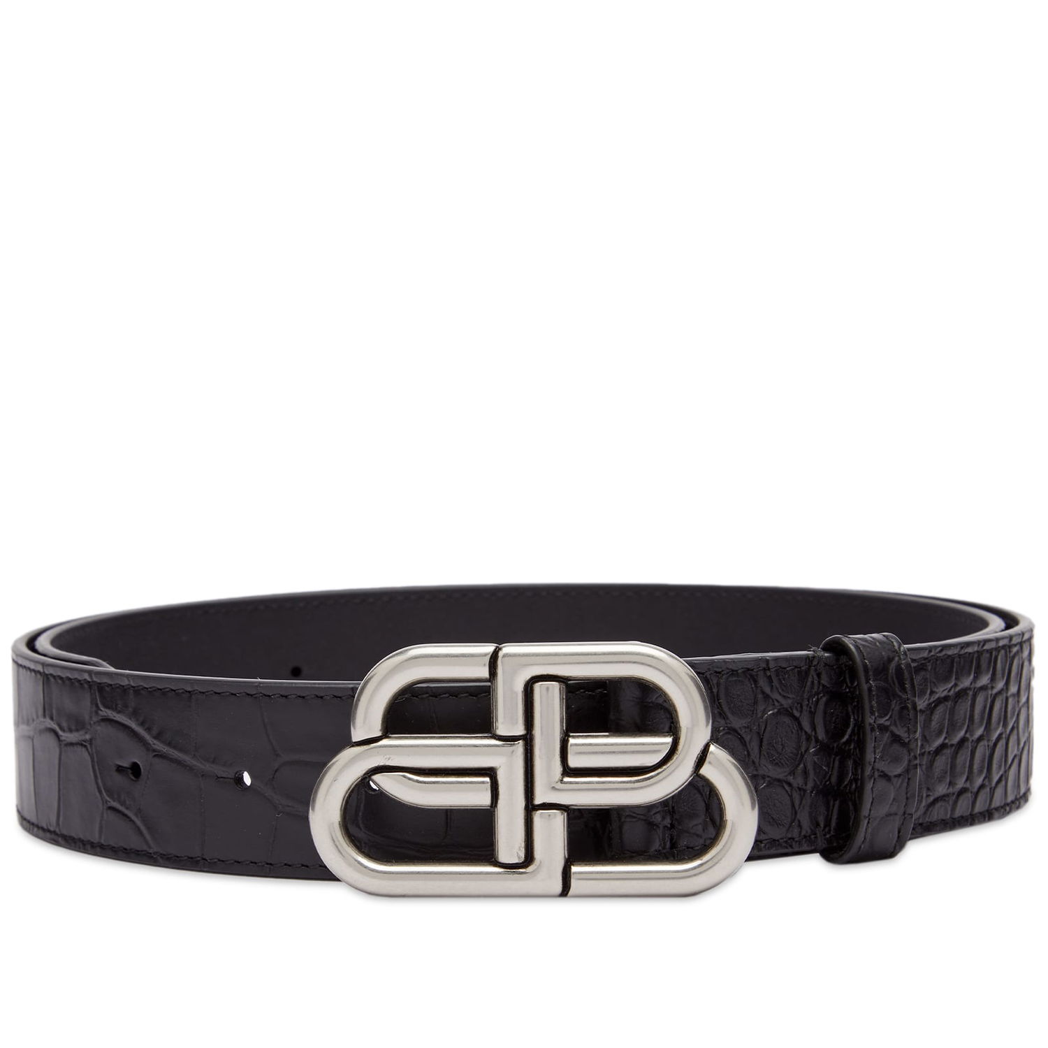 Bälten Balenciaga BB Large Belt Svart | 570370-1ROBY-1000, 0