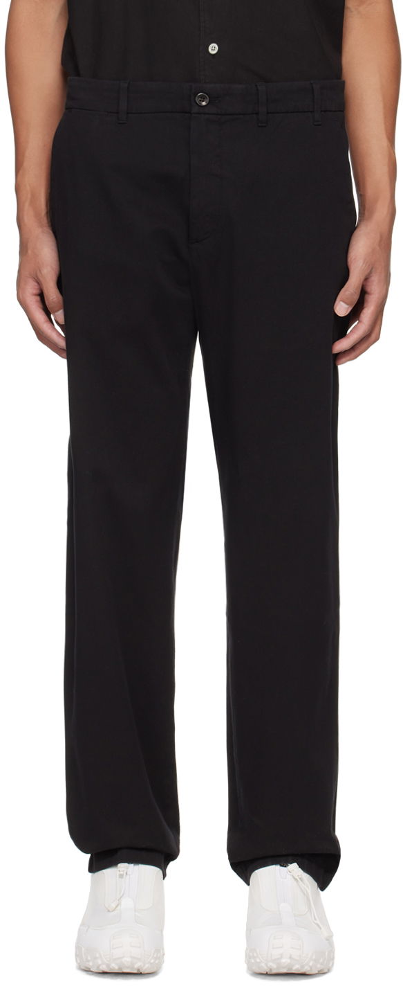 Byxor NORSE PROJECTS Norse Projects Aros Regular Trousers Svart | N25-0368