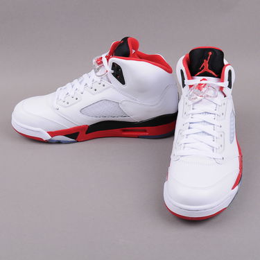 Sneakers och skor Jordan Air Jordan 5 Retro "Fire Red" 2013 Vit | 136027 120, 2