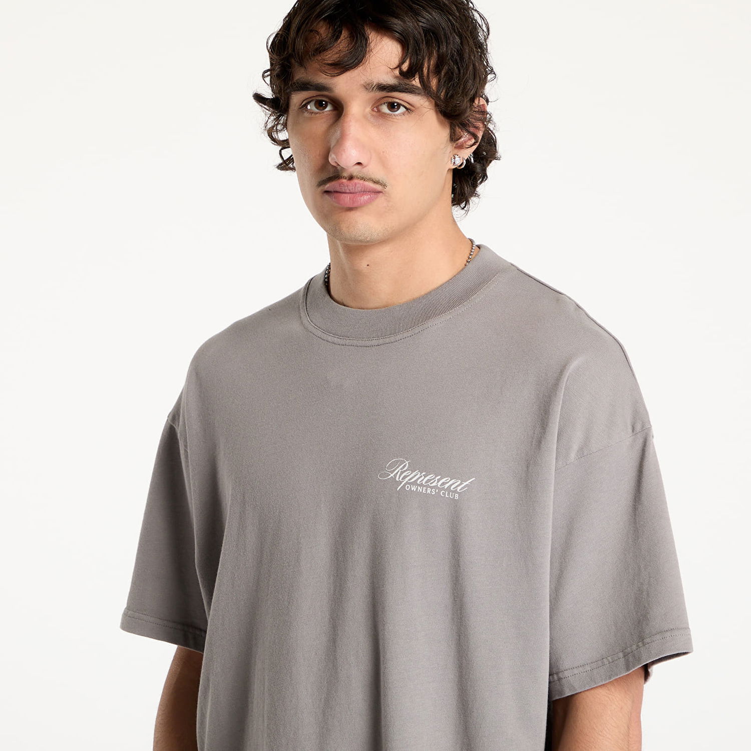 T-shirt Represent Clo Represent Owners Club Script T-Shirt Grå | OCM41201-46, 1