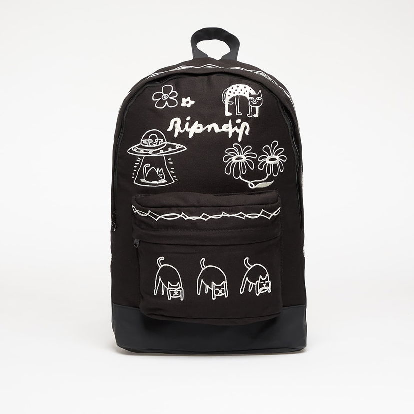 Ryggsäck RIPNDIP RIPNDIP Squabble Up Backpack Svart | RNDFALL25175