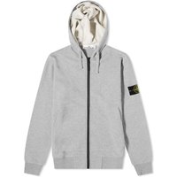Sweatshirt Stone Island Garment Dyed Zip Hoodie Grå | 801564251-A0M64, 1