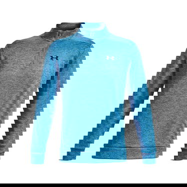 Sweatshirt Under Armour Fleece 1/4 Zip Turkos | 1373358-419, 3