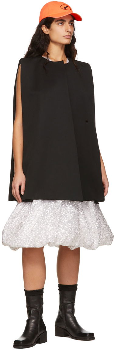 Klä We11done Wool Sleeveless Mini Dress Svart | WD-OP1-22-102-W-BK, 3