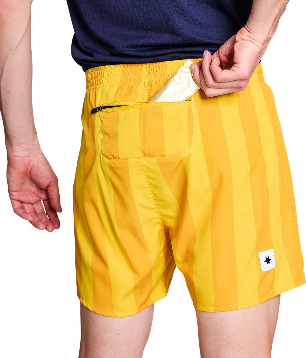 Shorts Saysky Saysky Stripe Pace 5" Shorts Gul | nmrsh21c-008, 1