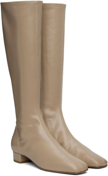 Kläder BY FAR BY FAR Edie Tall Boots Beige | 23PFEDITPNAP, 3